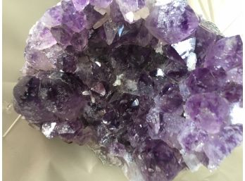 7 1/2 Inches , 3LB.3oz , Beautiful Dark Amethyst