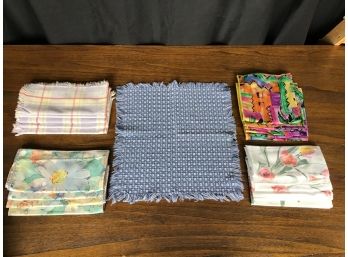 Lot Of Fun And Colorful Cloth Napkins