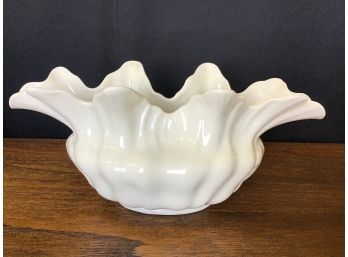 Vintage Large Lenox Cream Flower Vase/ Bowl Centerpiece