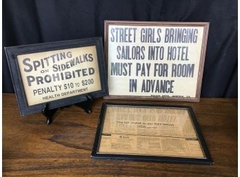 Fun Bar Room Wall Signs - Great For Bar Area Or Man Cave