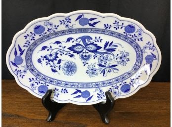 Hutschenruether Blue Onion Oval Dish