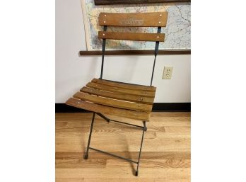 Wood & Metal Stella Artois Advertising Folding Chair