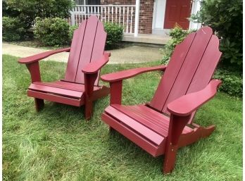 Pair Of RIVERWOOD CASUAL Adirondack Chairs