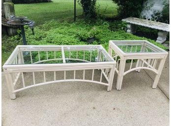 Wonderful BENCH CRAFT Bamboo Glass Top Tables