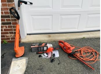 Trio Of BLACK & DECKER Yard Tools