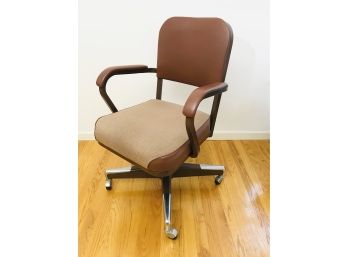 Unique Mid Century Modern Rolling Desk Chair