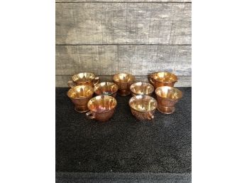 9 Piece Carnival Glass Lot