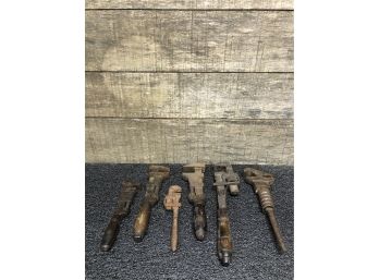 Lot Of 6 Old Wrenches