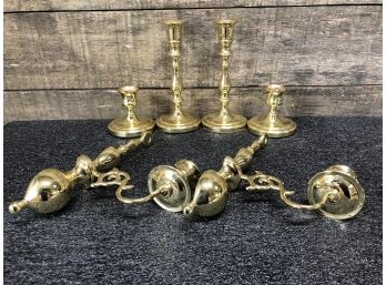 Brass Lot Including Baldwin