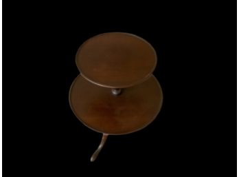 2 Tier Mahogany Side Table