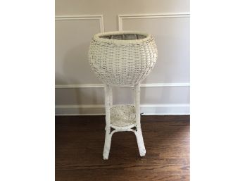 Wicker Plant Stand