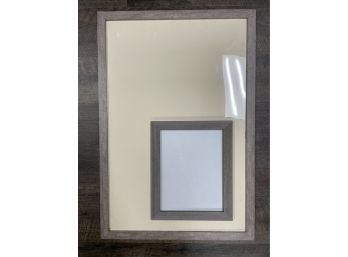 Lot Of Two Modern Grey Wood Frames