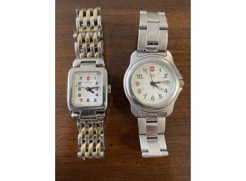 Two Swiss Army Watches Both Still Working