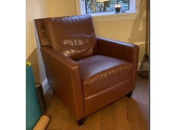 Genuine Brown Leather Lazy Boy Recliner