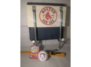 Vintage Major League Baseball Collectibles Lot - NY Yankees, Boston Red Sox, & New Haven Ravens