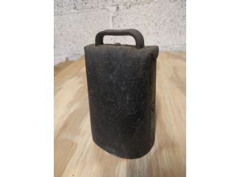 Vintage Metal Cowbell, Black