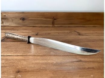 Towle Stainless Steel Carving Knife With Sterling Silver Handle