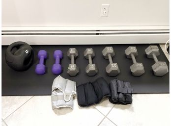 Nice Bundle Of Gym Weights And Accessories