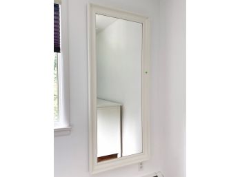 White Framed Full Length Wall Mirror