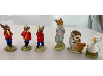 (6) Royal Doulton & Frederick Warne Figurines