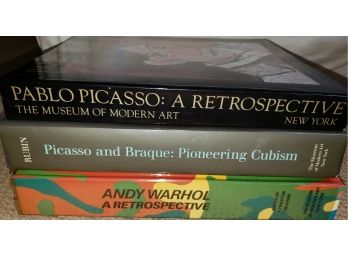 Books On Pablo Picasso & Andy Warhol