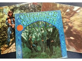(3) Creedence Clearwater Revival Records
