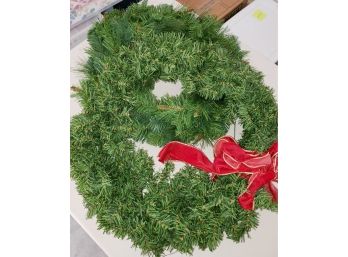 (2) Holiday Wreaths