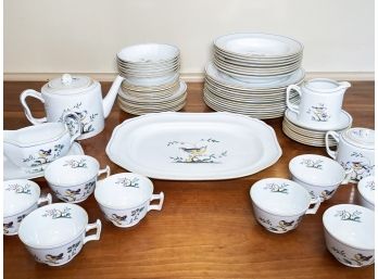 A Large Dinner Service, 'Queen's Bird' By Spode