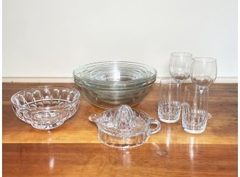 Cut Glass And Crystal - Nesting Bowls And More!