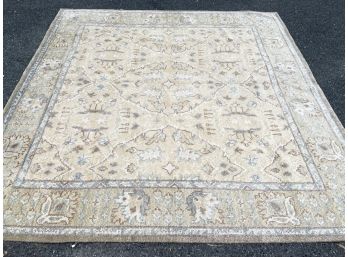 An Indo-Oushak Hand-knotted Wool Rug From Nashville Rug Gallery (Larger)