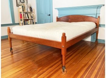 A Bespoke Cherry Shaker Reproduction Queen Bedstead, By Tim Rieman, Shaker Village