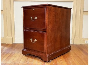 A Modern Wood File Cabinet