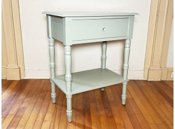 A Painted Wood Side Table Or Nightstand