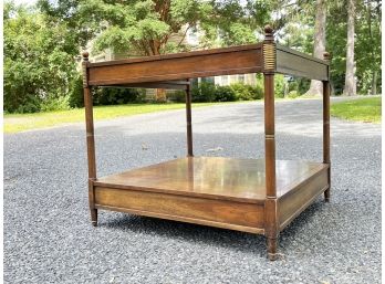 A Baker Furniture Two Tiered Side Table