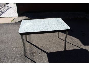 1950s Retro Table - Top Is In Great Condition, Chrome Legs, Need Tightening