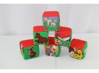 4 Inch Cushion Childs Blocks - Hand Sewn