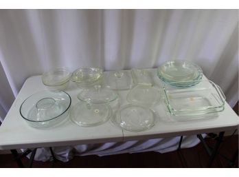 Glass, Pyrex And Corning Ware Lot