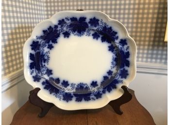 Gefle VIRANKA Sweden Percy ~ Flow Blue ~  Large Platter ~