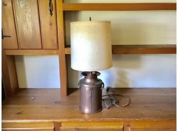 Copper Milk Can Lamp