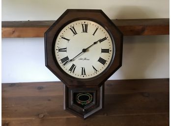 Seth Thomas Wall Clock 'The Golden Rule'