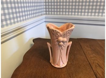Vintage Pink McCoy Berry Vase - Mint