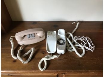 Vintage Princess And Trimline Style Telephones
