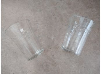 Vintage Argyle Designed Glass Tumblers