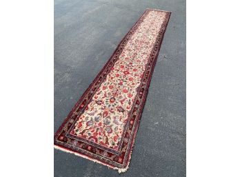 Hand Knotted Wool Runner (167' X 27.5')