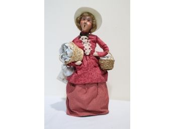 Byers Choice Ltd. The Cries Of London Series 2000 Woman With Basket Of China