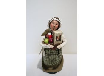 Byers Choice Ltd. The Cries Of London Series 2001 Woman With Basket Of Fruit