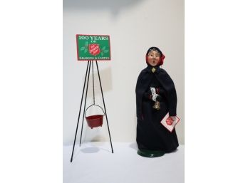 Byers Choice Ltd. 1992 Salvation Army Doll With Sign