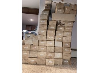 HUGE Collection Of 56 Boxes Sportscards - Mostly Baseball Commons And Set Fillers From Modern Era