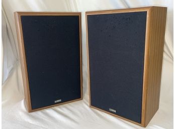 Pair Of Vintage Cambridge Soundworks Henry Kloss Model Six Stereo Speakers