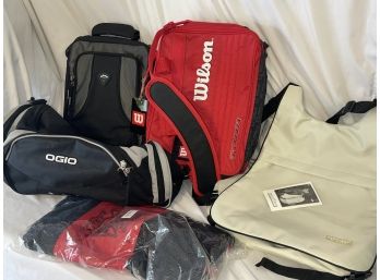 Five High End Mens / Sports Bags All New - Ogio Callaway Wilson More